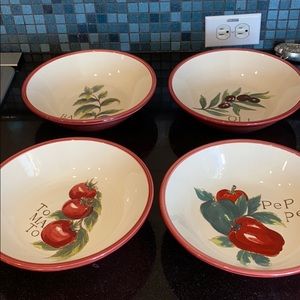 SOLD- WILLIAMS SONOMA pasta bowls